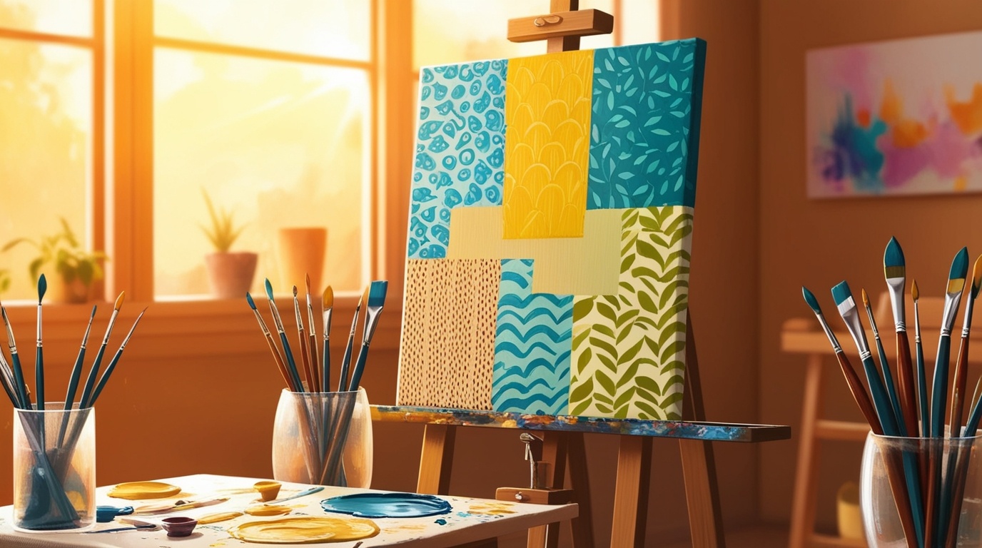 Leonardo_Phoenix_A_warm_sunlit_artists_studio_with_multiple_pa_2